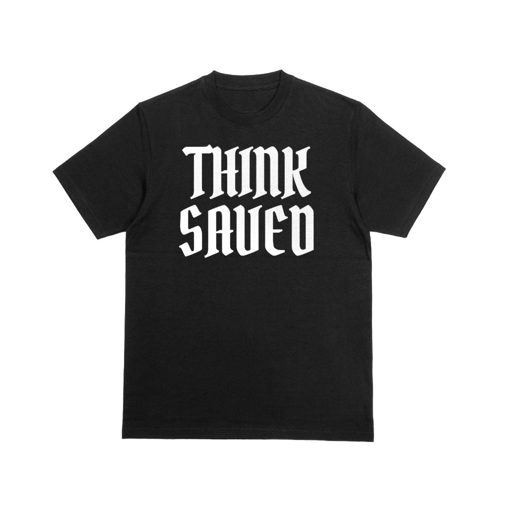 Helmet of Salvation – Think Saved" T-shirt