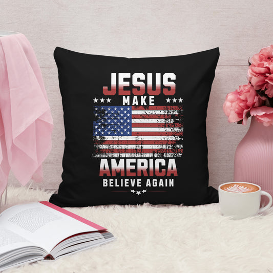 Jesus Make America Believe Again America Flag | Digital File Only